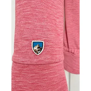KUHL Pink Heather Hooded Pullover Tunic Sweatshirt Thumbholes Women's Small thumbnail 3