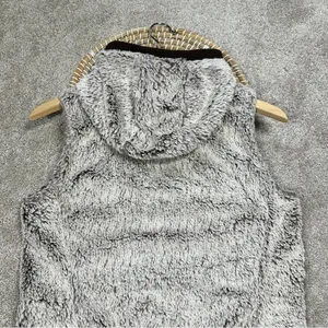 Patagonia Women’s Conejo Vest Hooded Fleece Fuzzy Full Zip in Java Brown Size S thumbnail 7