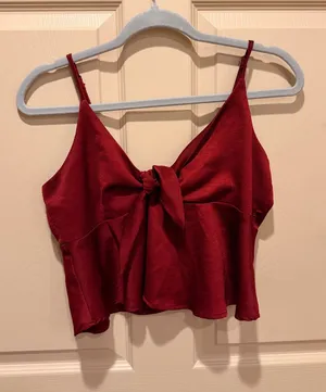 fab'rik Top Tank red bow thumbnail 1