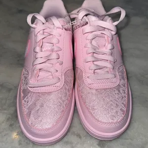 Nike Court Vision Low Shoes - Pink Lace Sneakers thumbnail 7
