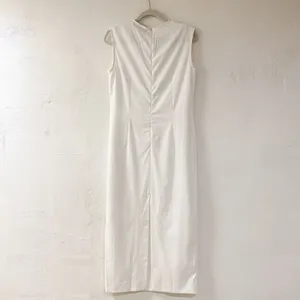 NEW Beare Park Drill Sleeveless Dress in Ivory SS23 Size 6 thumbnail 2