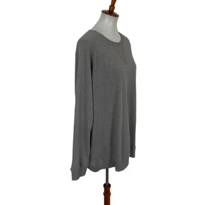 My Pillowbrand Pajama Top XXXL Gray Long Sleeve Lounge Cozy‎ Comfy thumbnail 3