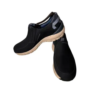 Women's Clarks Wave Plateau Navy Nubuck Size 8.5 thumbnail 3