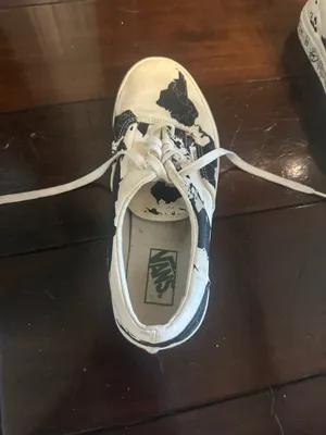 Save our Planet Black and White Vans thumbnail 8