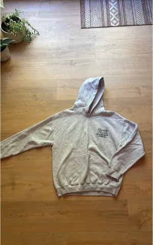 Lonely Ghost Hoodie Grey Ghostly Florals  thumbnail 3