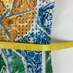 Farm Rio size medium tropical tile mini dress Colorful Patterned thumbnail 10