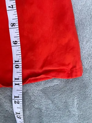 Aritzia Wilfred Distill Short Poppy Red high rise pull on sateen minimalist XS thumbnail 9