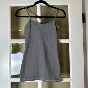 Lululemon Power Y Tank with Built In Bra Size 6 Stripes thumbnail 2