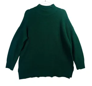 Ellos Green Mock Neck‎ Textured Sweater M 14/16 Cozy Cottagecore Academia Knit thumbnail 1