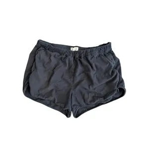Madewell Black Pull-On Shorts Large Elastic Waist Casual Summer H5956 thumbnail 2