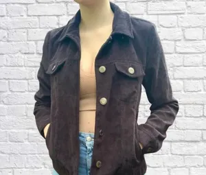 K Zell Corduroy Jacket Black thumbnail 1