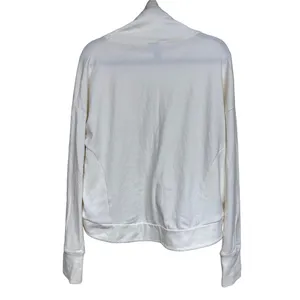Sweaty Betty Funnel Neck Harmonise Luxe Sweatshirt‎ Cream Women’s Size Medium thumbnail 2