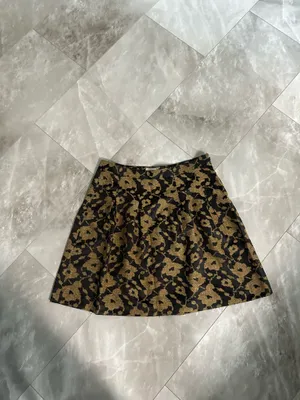 Ann Taylor Skirt Size 8 Floral Summer Pleated Womens Office Wear Romantic Summer thumbnail 2