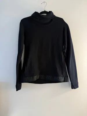 Nike Black Long Sleeve Funnel Neck Top thumbnail 2