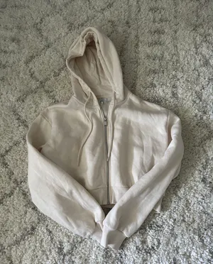H&M Cropped Zip Up Hoodie thumbnail 1