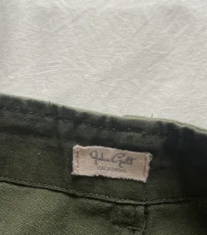 Brandy Melville John Galt High Rise Green Cargo Pants thumbnail 3