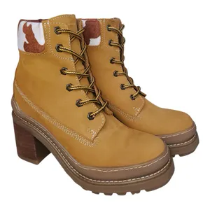 Women’s Steve Madden Tan Combat Ankle Boots‎ thumbnail 1