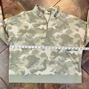 Hippie Rose Camouflage Zip Sweatshirt XL thumbnail 7