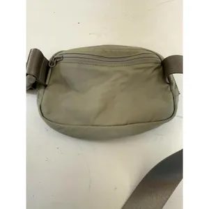 USED Lululemon Everywhere Belt Bag with Long Strap 1L Khaki Downtown Tan Silver thumbnail 4