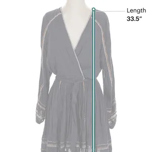 Free People Black Textured Casual Dress thumbnail 4
