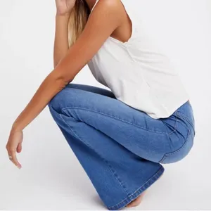 Free People We The Free Penny Pull-On Flare Jeans Size 27 thumbnail 6