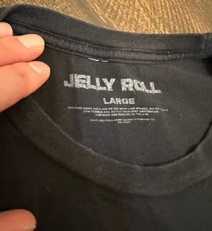 Jelly Roll Shirt Men's Black Dead Man Walking Concert Tour Size Large thumbnail 4