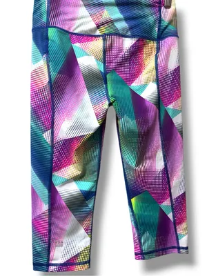 Victoria's Secret Set | NWOT Hot Pink Sports Bra & Geometric Crop Leggings (S) thumbnail 7