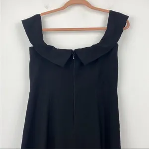 Show me your mumu upton off shoulder solid black high slit‎ maxi dress xxs thumbnail 6