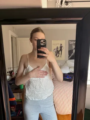 White sheer tank top Size M thumbnail 3