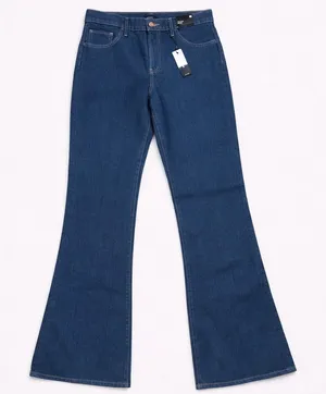 Express 70s Flare Jeans Womens 6R Dark Wash Mid Rise Conscious‎ Edit NWT $98 thumbnail 1