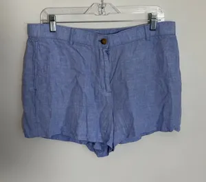 J.‎ Crew Linen Chambray Shorts size large thumbnail 1