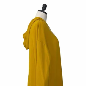 Koolaburra by UGG Women’s Size XL Hooded Sweatshirt Dress Mustard Yellow Lounge thumbnail 8