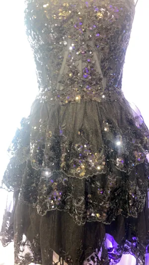 Stacees black dress thumbnail 2
