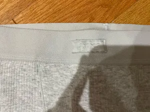 SKIMS Boxer Cotton Rib Shorts Light Heather Grey S thumbnail 4