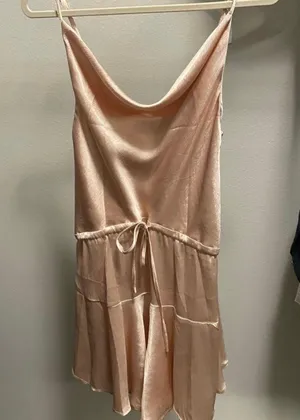 Hello Molly champagne dress thumbnail 2