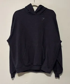 Gymshark Rest Day Hoodie Black Marl thumbnail 1