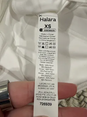 NWOT Halara White SoftlyZero Airy U Neck 2-in-1 Pocket Mini Active Dress thumbnail 10
