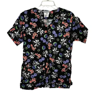 Landau Halloween Scrub‎ Shirt thumbnail 1