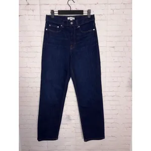 SPANX ReDefine Slim Straight Jeans Hayward Wash Dark Indigo High‎ Rise 10 thumbnail 4