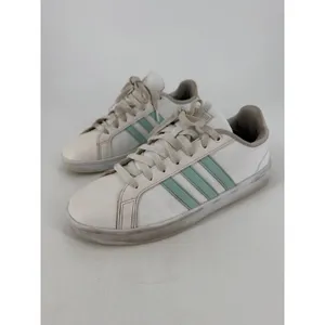 Adidas Cloudfoam Sneakers Women‎ Size 10 White Mint Green F33888 Low Top thumbnail 9