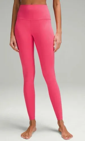 Lululemon NWT Align High Rise 28” leggings Glazed Pink Size 10 thumbnail 1