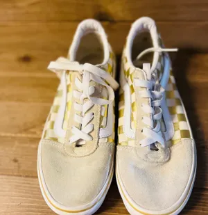 Vans Old School Gold Checkered Size 7 thumbnail 2