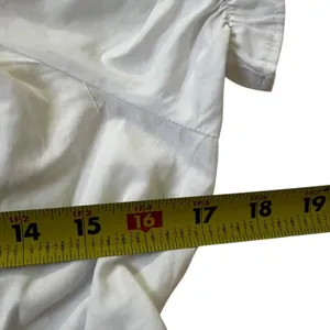Live 4 Truth Womens XL White Puff Sleeve Wrap Tie Waist Crop Top | 0108 thumbnail 6