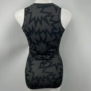 Nike Pro sleeveless black and gray tank size small thumbnail 4