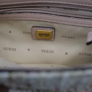 Guess Tweed Tote Women Pink Gold Coquette Small Crossbody Bag thumbnail 7