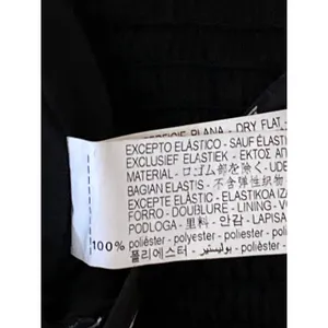 Zara Women's Black Satin Sleeveless Animal Print Crossback Crop Tank Top Size M thumbnail 5