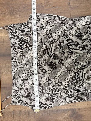 Free‎ People Day To Night Ruched Side All Over Animal Print Slip Dress Small thumbnail 5