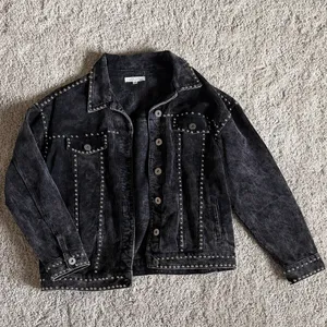 12th Tribe Black Studded Corduroy Jacket thumbnail 3
