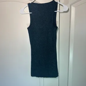 Mol Knits Anthropologie Ribbed‎ Tank Top Teal Blue Wool Blend Women's Small thumbnail 6