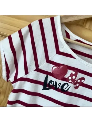 Vintage Disney Destinations scoop neck tie front crop tee M thumbnail 3